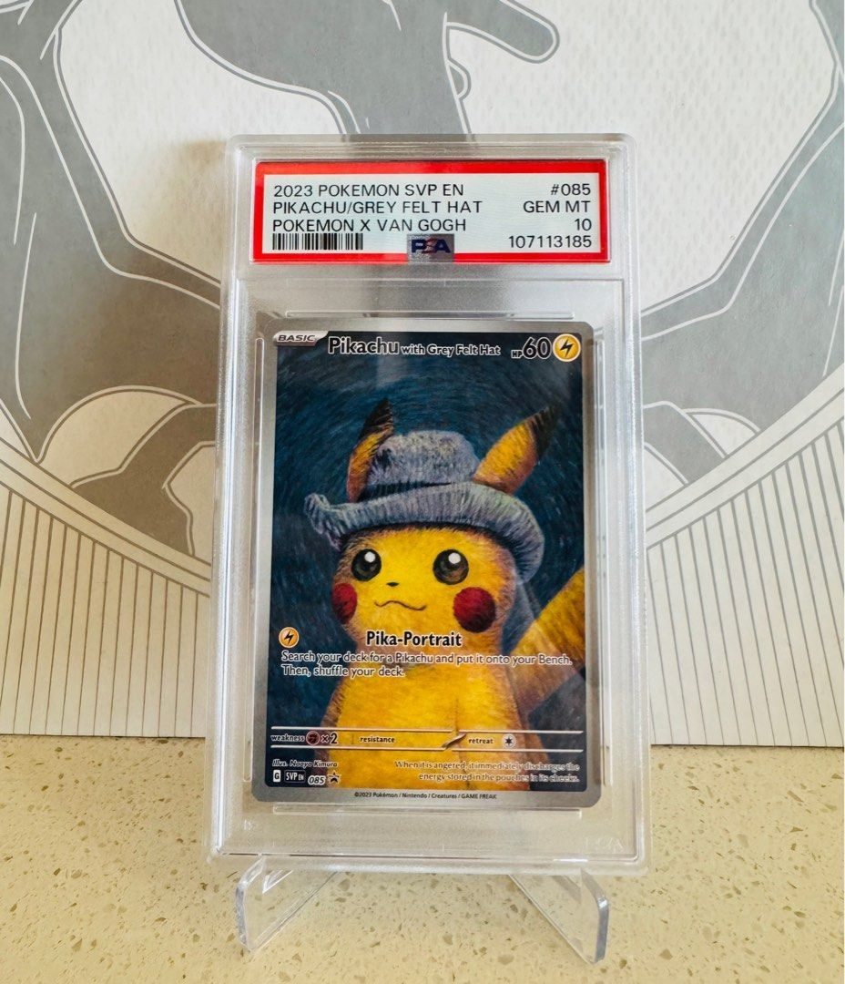 Pikachu Felt Hat PSA 10